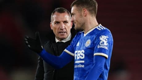 Celtic boss Brendan Rodgers avoids commenting on Jamie Vardy rumours