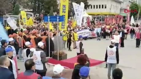 Çorum'da 1 Mayıs kutlandı