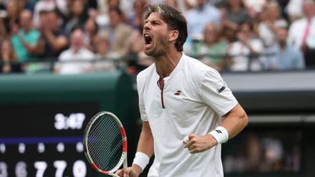 Wimbledon : survolté à domicile, Cameron Norrie au rendez-vous des quarts