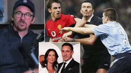 Joey Barton declares WAR on Gary Neville: Ex-footballer claims Man United legend's wife 'doesn't like him' in host of bizarre accusations after threatening to 'empty' the pundit