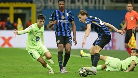 LIVE CL | Inter in verlenging weer op voorsprong tegen Barcelona