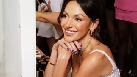 Michelle Keegan uses this portable Amazon fan to keep cool while filming in Bulgaria
