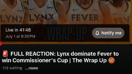 ESPN ripped for awful YouTube blunder before Fever ’s Commissioner’s Cup win