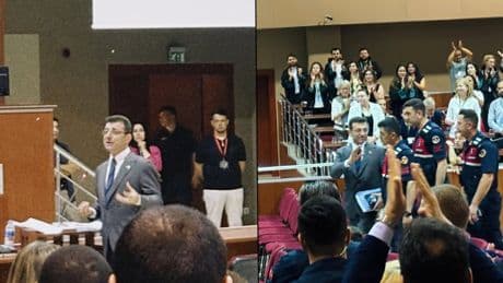 İmamoğlu ile savcı arasında duruşmada gerginlik: Savcıya bakarak konuşmak yasak mı?
