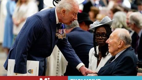 King Charles' 'sign of change' at VE Day service after Prince Harry onslaught
