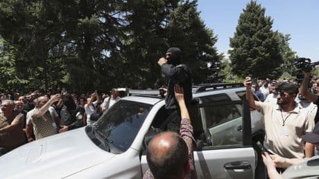 Armenia arrests another top cleric over an alleged coup plot