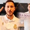 El saludo de Hazard a Roncero desde la peña Bélgica Blanca de Bruselas