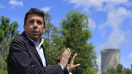 Mazón anuncia el inicio del proceso para eliminar la 'ecotasa' a la nuclear de Cofrentes