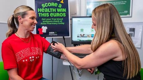 Ex-Lioness Carly Telford reminds fans 'keeping eye on your blood pressure is vital'