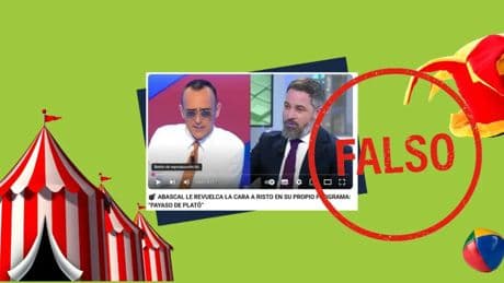 Alerta bulo: Santiago Abascal no ha llamado &quot;payaso&quot; a Risto Mejide