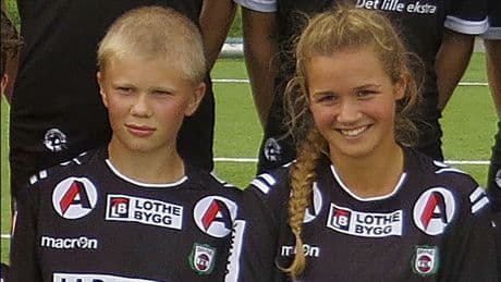 Sie waren 5 Jahre ein Team - Mitspielerin enthüllt! So war Haaland als Kind