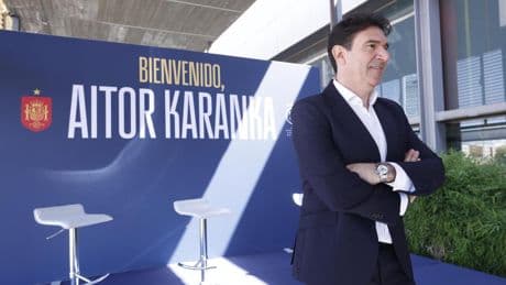 Aitor Karanka, nuevo director técnico de la Selección: "Estar aquí es un privilegio"