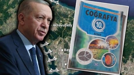 İktidarın ısrarı bitmiyor... Erdoğan'ın 'çılgın projesi' Kanal İstanbul, 10. sınıf ders kitabında!