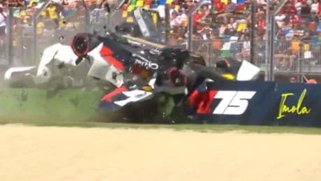 Formule 1 : en vidéo, l’énorme crash de Yuki Tsunoda durant les qualifications à Imola