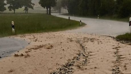 Unwetter: Unwetter in Sachsen: "Das tobt ordentlich"