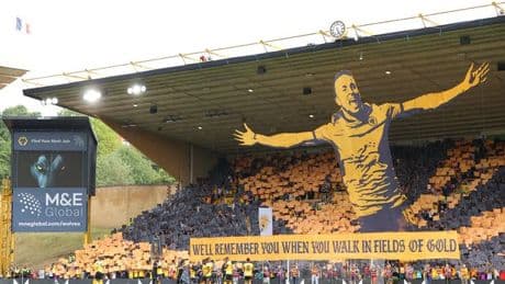 Diogo Jota's wife and parents wipe away tears as Wolves pay tribute to tragic star