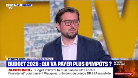 Budget 2026: "François Bayrou a un ennemi, il a choisi de viser avant tout la France qui travaille", estime Philippe Brun (PS)