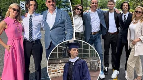 Jerry Seinfeld takes rare photo with 3 kids as son Julian graduates from Duke University
