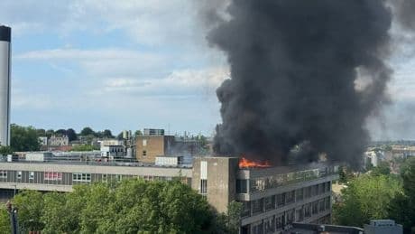 Huge fire breaks out at St Michael’s hospital in Bristol