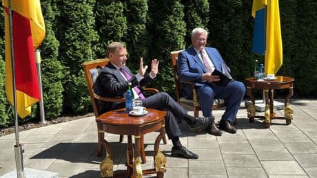 Außenminister in Kiew: Deutschland und Ukraine wollen Rüstungskooperation ankurbeln