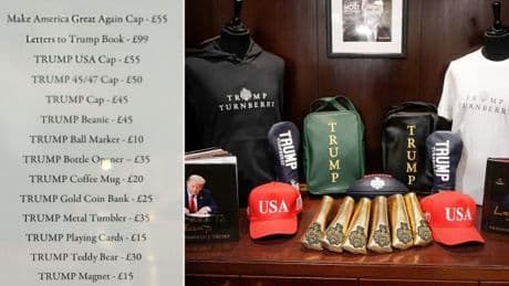 Inside Trump’s Turnberry store where Maga hats cost £55