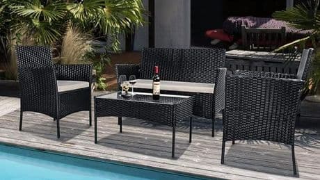 Amazon shoppers hail 'easy to build' 4-piece patio furniture set now 37% off