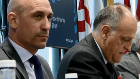 El CSD estudia una denuncia de Rubiales contra Tebas por abuso de autoridad