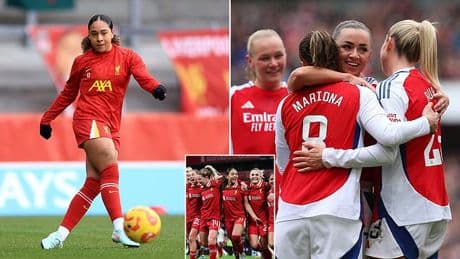 Women's football's first £1MILLION transfer fee agreed as Arsenal secure historic deal with Liverpool for Canada international Olivia Smith