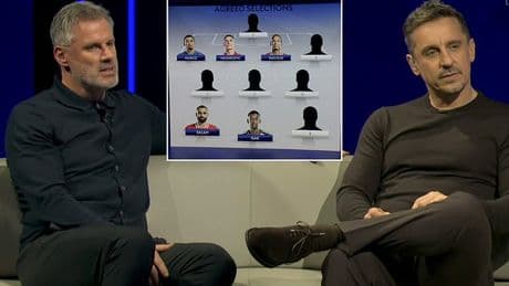 Jamie Carragher and Gary Neville dish out their end-of-season awards in final Monday Night Football of the campaign - and only agree on five players in their best XIs
