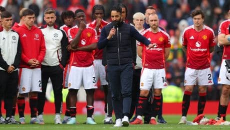 Ruben Amorim vows ‘good days are coming’ after ‘disaster season’ as Man Utd flops give him daggers during public apology
