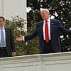 Trump goes where no other president has dared to tread as he yells out from the White House roof