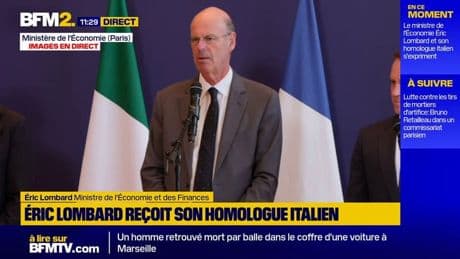 Droits de douane américains: "La position française est de donner sa chance à la négociation", affirme Éric Lombard