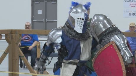 Medieval knights clash in Lethbridge: ‘I love being in full armour’