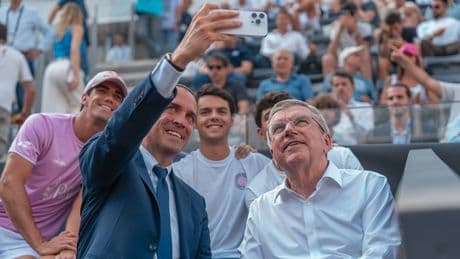 Thomas Bach al Foro Italico con Carraro: il numero uno dello sport mondiale, in visita al BNL Italy Major Premier Padel