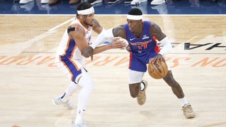 Dennis Schroder excelling as Pistons pest against Knicks: ‘Just be who I am’