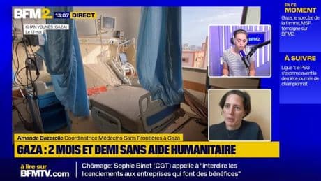 Gaza: "On affame les populations pour les forcer à se déplacer", détaille Amande Bazerolle, coordinatrice Médecins sans Frontières à Gaza