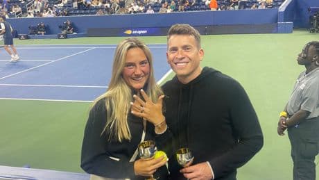 Couple who got engaged at the US Open reveal the meaning behind the proposal