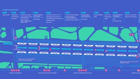 Este es el mapa de la Feria del Libro de Madrid 2025 que se celebra en el Retiro