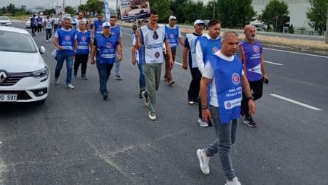 Harb-İş: Bu yürüyüş emekçilerin ortak sesidir