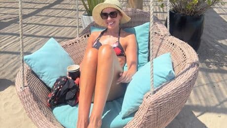 Strictly's Amy Dowden shares exciting news while soaking up the sun
