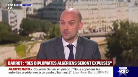 Tensions entre Paris et Alger: "Au moment où on se parle, la relation est totalement bloquée", affirme Jean-Noël Barrot (ministre des Affaires étrangères)