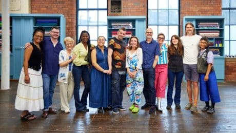 When is The Great British Sewing Bee on and who is the host?