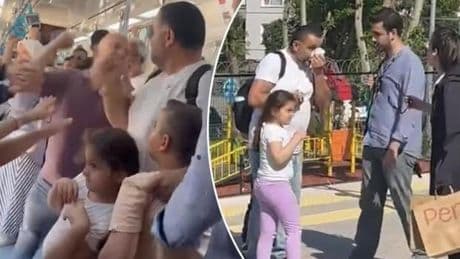 Görüntüler infial yaratmıştı! Marmaray'da çocuklarının yanında babayı darbeden şüphelinin ifadesi ortaya çıktı