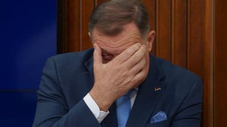 Appeals court in Bosnia confirms sentence for Bosnian Serb President Milorad Dodik