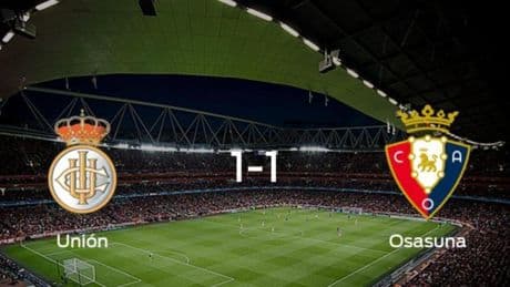 El Real Unión de Irún y Osasuna Promesas se reparten los puntos tras su empate a uno