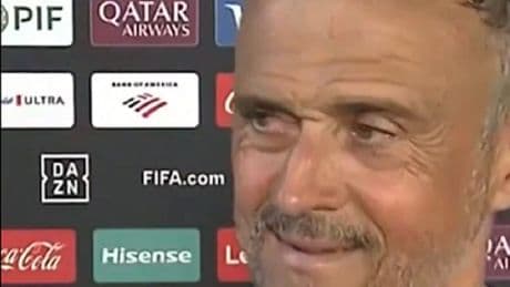 Luis Enrique se ríe de que el Real Madrid quiera a uno de sus jugadores