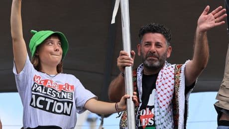 Greta Thunberg sets sail for Gaza on second aid flotilla alongside hundreds of activists