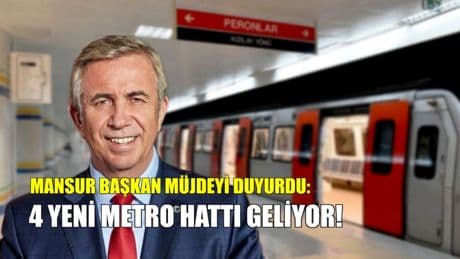 Ankara'ya müjde! Yeni metronun temeli atıldı, Mansur Başkan 4 dev metro hattının daha müjdesini verdi: İşte yeni güzergahlar!