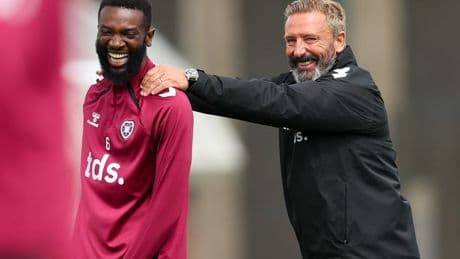 Derek McInnes finally realising Hearts moment he's pictured long before becoming boss as familiar foe lies in wait
