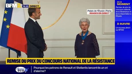 Lili Leignel ordonnée Commandeure de l'Ordre nationale du Mérite